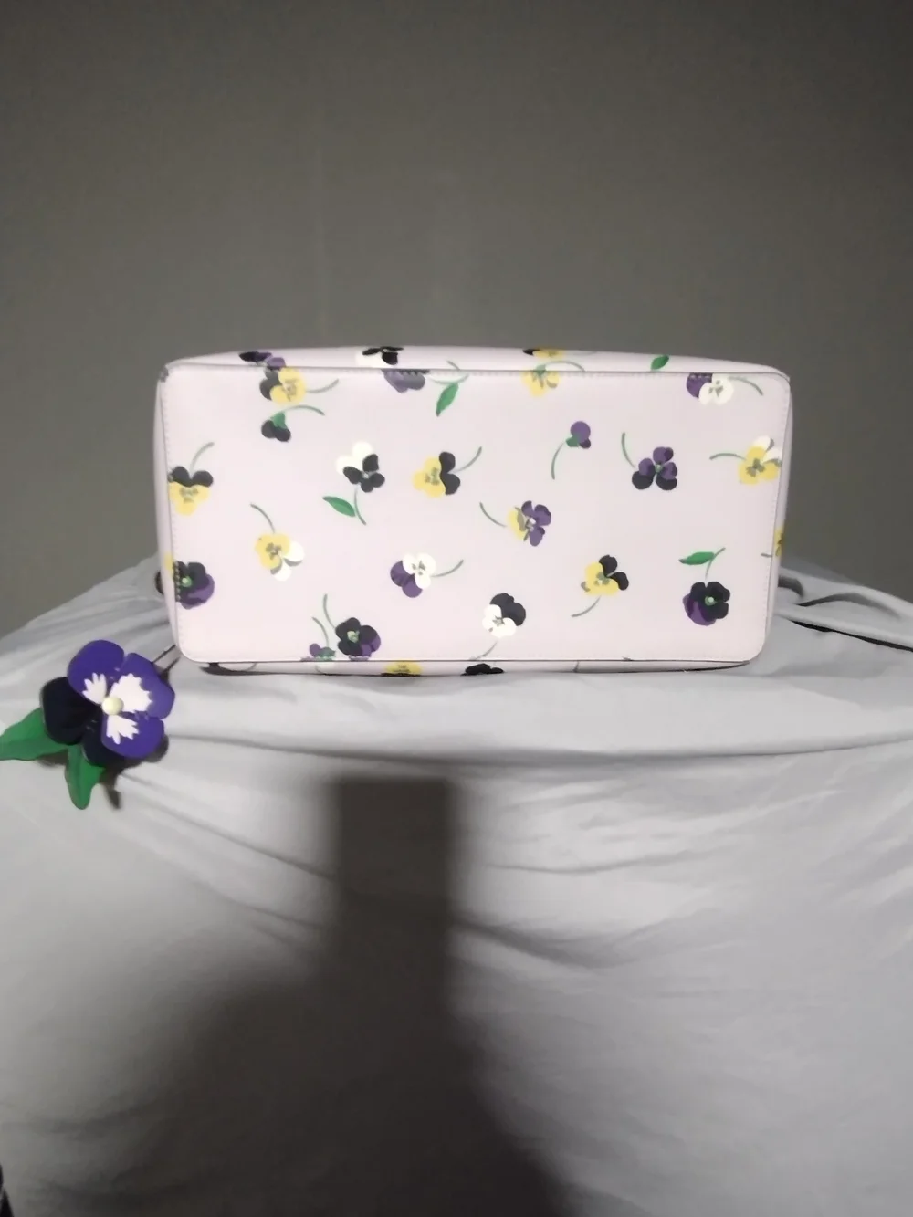 kate spade Lavender Pansy Floral Tote Bag With Matching Wallet